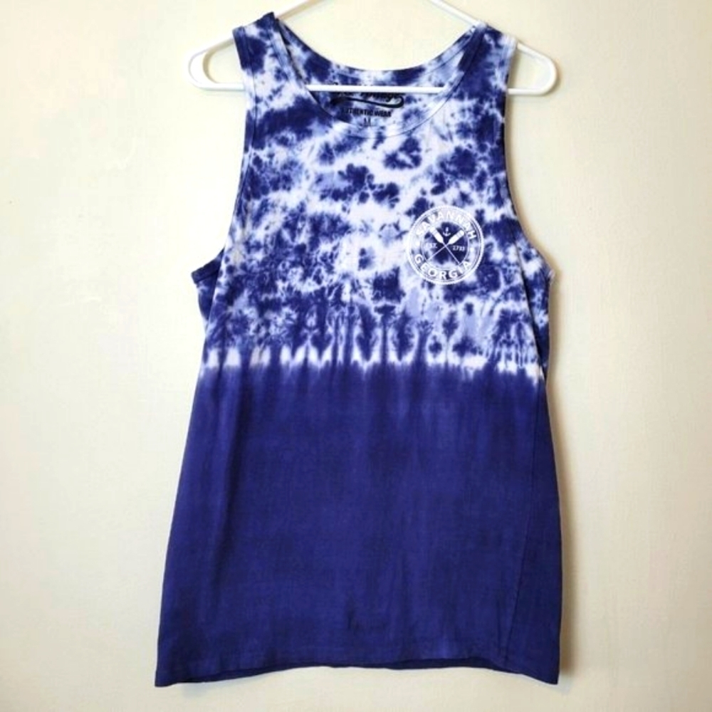 U.S. Vintage Authentic Wear Tie Dye Tank Top  Size M